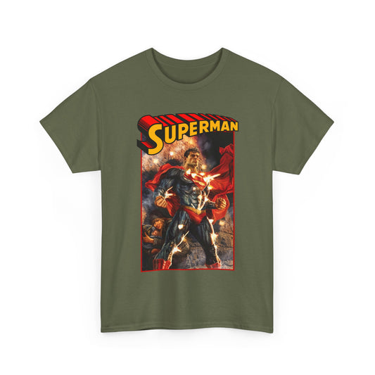 Superman T-Shirt - Lee Bermejo Art - Action Comics Variant Cover - Man of Steel, Metropolis - DC Comics