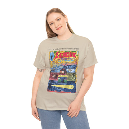 League of Extraordinary Gentlemen T-Shirt - Kevin O'Neill Art - Mina Murray, Captain Nemo, Allan Quatermain, Dr. Jekyll, & The Invisible Man - Alan Moore Story - DC Comics