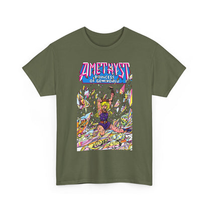 Amethyst Princess of Gemworld T-Shirt - George Perez Art - Lord Topaz, Dark Opal, Granch, Citrina - DC Comics
