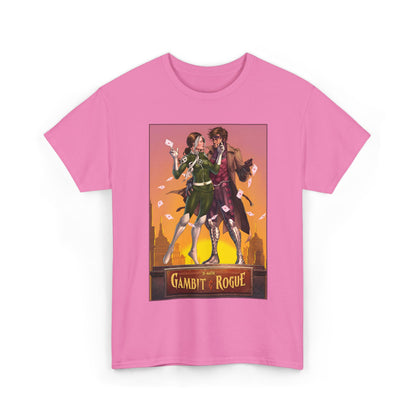 Gambit & Rogue T-Shirt - Mike Choi Art - Popular X-Men Members - Marvel Comics