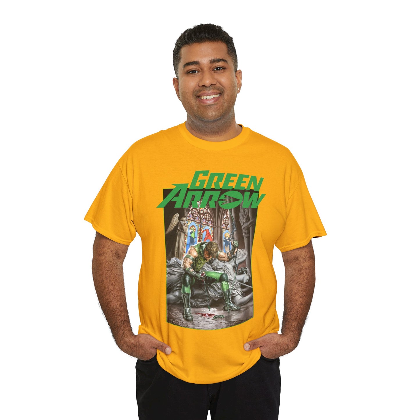 Green Arrow T-Shirt - Mauro Cascioli Art - DC Comics