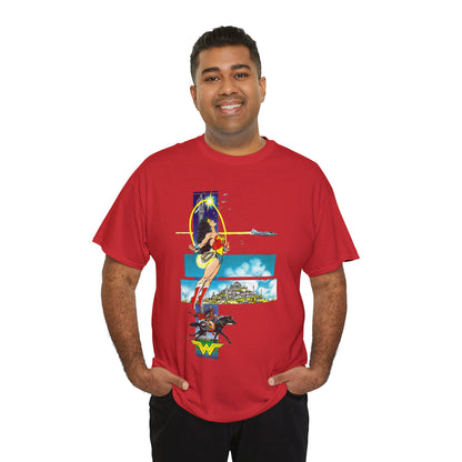 Wonder Woman T-Shirt - George Perez Art - From History of the DC Universe Series - Themyscira - DC Comics
