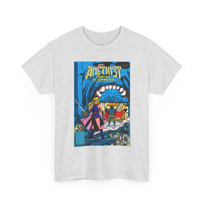 Amethyst, Princess of Gemworld T-Shirt - George Perez & Ernie Colon Art - The Last Battle Vs Dark Opal - DC Comics
