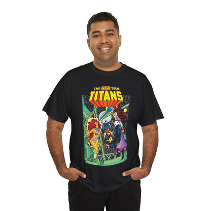 New Teen Titans T-Shirt - George Perez Art - Starfire Vs Blackfire - DC Comics