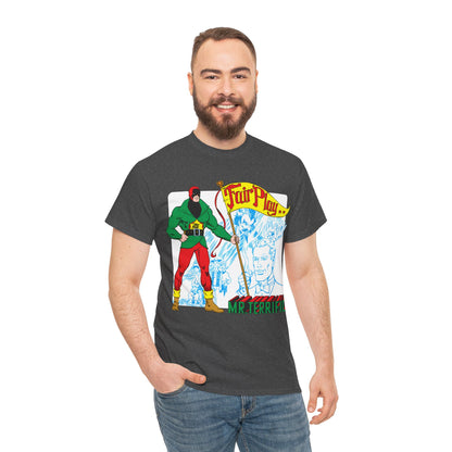 Mr Terrific T-Shirt - Stephen DeStefano Art - Who's Who in the DC Universe Entry - DC Comics