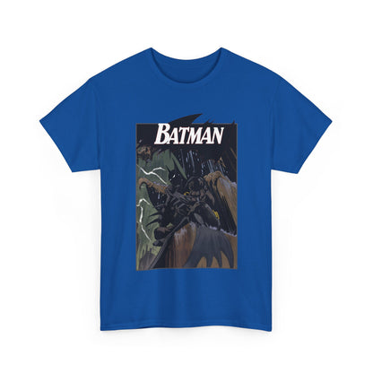 Batman T-Shirt - Norm Breyfogle Art - 1990s Dark Knight Detective - Gotham City - Perched on A Gargoyle - DC Comics
