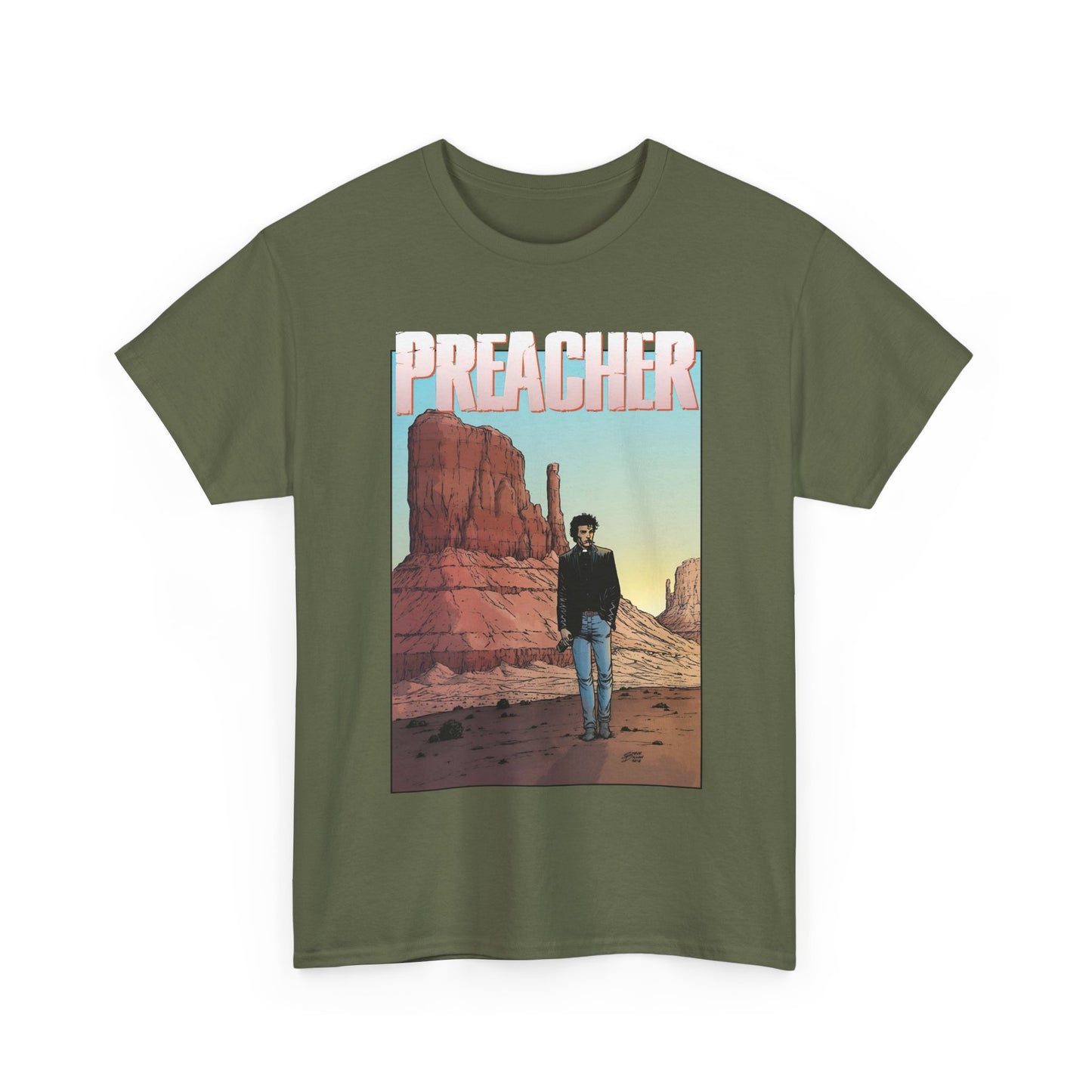 Preacher T-Shirt - Glenn Fabry Art - DC/Vertigo Comics