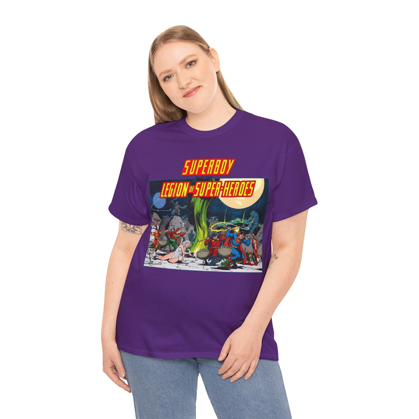 Superboy & Legion of Super-Heroes T-Shirt - Jim Starlin Art - DC Comics
