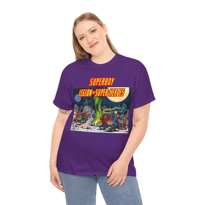 Superboy & Legion of Super-Heroes T-Shirt - Jim Starlin Art - DC Comics