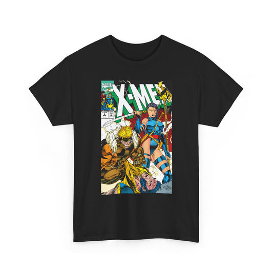 X-Men #6 T-Shirt - Jim Lee Art - Psylocke & Sabretooth - Marvel Comics