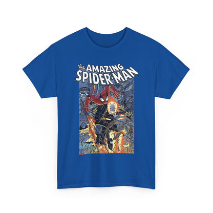 Amazing Spider-Man & Ghost Rider T-Shirt - Erik Larsen Art - Sinister Six - Marvel Comics