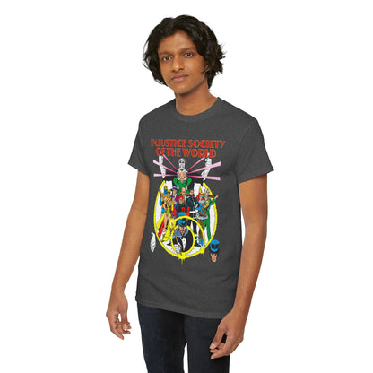 Injustice Society of America T-Shirt - George Perez Art - Justice Society/JSA Foes - Solomon Grundy, Huntress, Per Degaton, The Shade, Vandal Savage - DC Comics - Golden Age