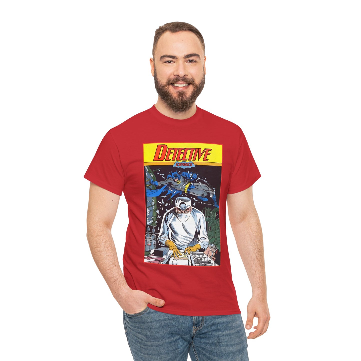 Detective Comics T-Shirt - Norm Breyfogle Art - Batman Vs Crime Doctor - DC Comics