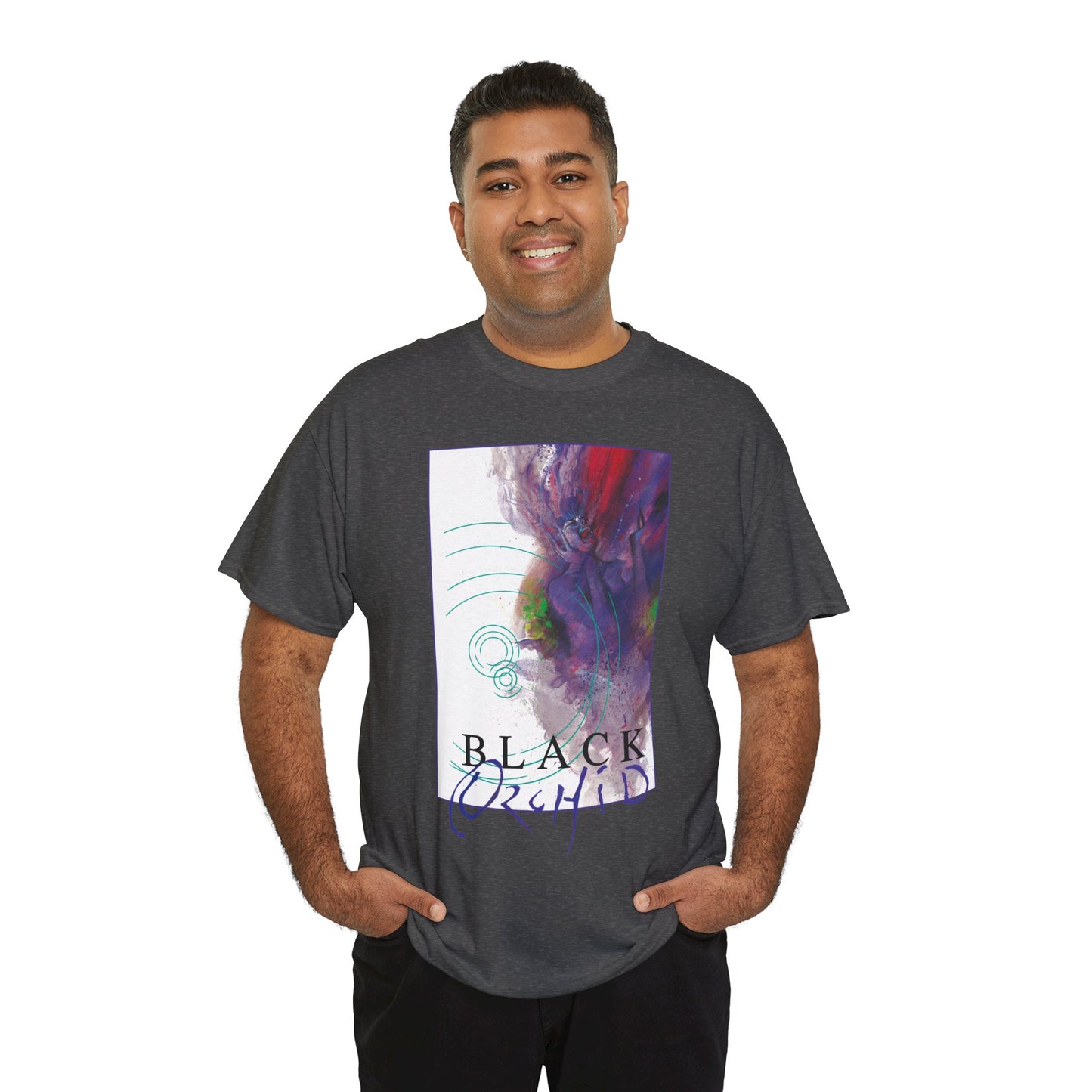 Black Orchid T-Shirt - Dave McKean Art - Neil Gaiman 1980s Story - DC/Vertigo Comics