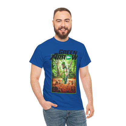 Green Arrow T-Shirt - Mauro Cascioli Art - Brightest Night Cover - Emerald Archer - DC Comics