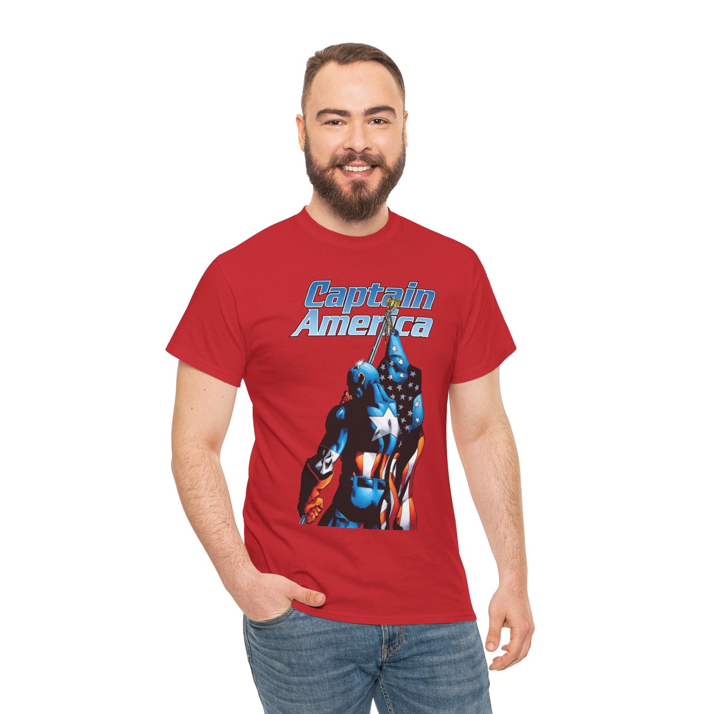 Captain America T-Shirt - Dan Jurgens Art - Marvel Comics