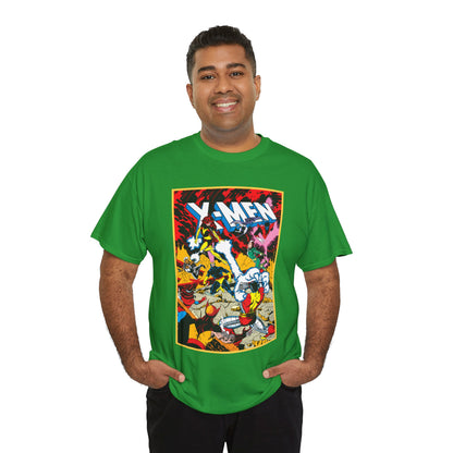 X-Men T-Shirt - Paul Smith Art - Return of Dark Phoenix - Wolverine, Colossus, Cyclops, Storm, Nightcrawler, Rogue - Marvel Comics