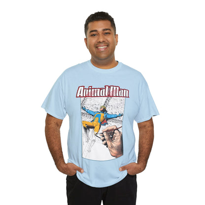 Animal Man T-Shirt - Brian Bolland Art - Buddy Baker - DC Comics, Vertigo Comics 1980s Series - Grant Morrison Stories