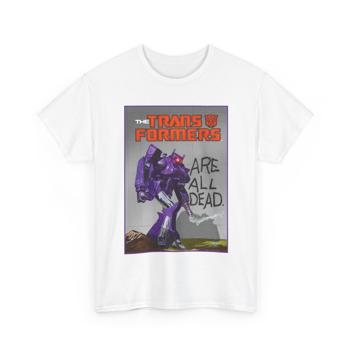 Transformers T-Shirt - "Are All Dead" - Marvel Comics