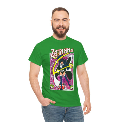 Zatanna T-Shirt - George Perez Postcard Art - Justice League Magic Member - JLA Satellite Era - DC Comics