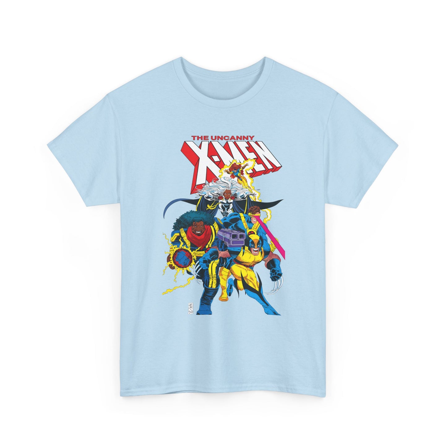 Uncanny X-Men T-Shirt - John Romita Jr Art - Cyclops, Storm, Bishop, Jean Grey, Wolverine - Marvel Comics
