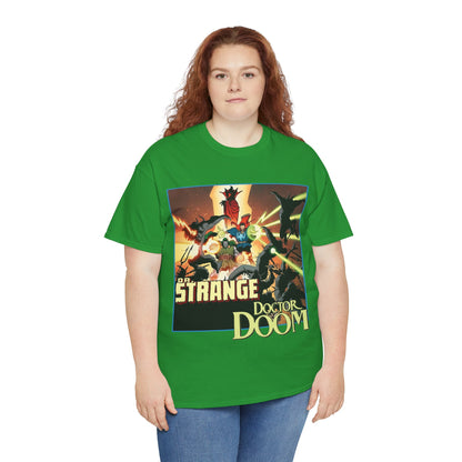 Dr Strange & Doctor Doom T-Shirt - Mike Mignola Art - Triumph & Torment - 1980s Graphic Novel Fighting Mephisto - Marvel Comics