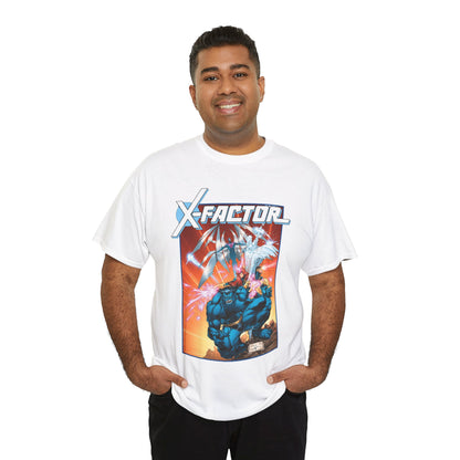 X-Factor T-Shirt - Whilce Portacio Art - Cyclops, Jean Grey, Iceman, Arcangel, Beast - X-Men Founding Members - Marvel Comics