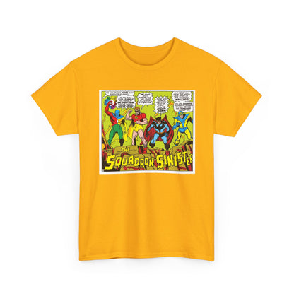 Squadron Sinister T-Shirt - Sal Buscema Art - Dr. Spectrum, Hyperion, Nighthawk, The Whizzer - Marvel Comics