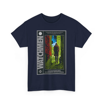 Watchmen Ad T-Shirt - Dave Gibbons Art - Rorschach - DC Comics
