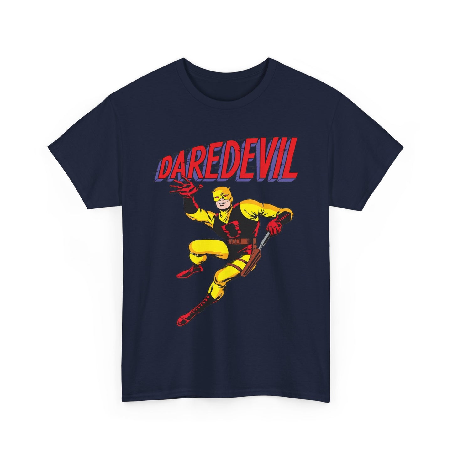 Daredevil T-Shirt - Yellow Costume - Silver Age #1 Cover Art - Marvel Comics