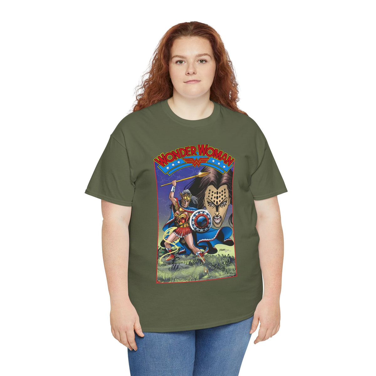 Wonder Woman T-Shirt - George Perez Art - Cheetah, 1980s - DC Comics
