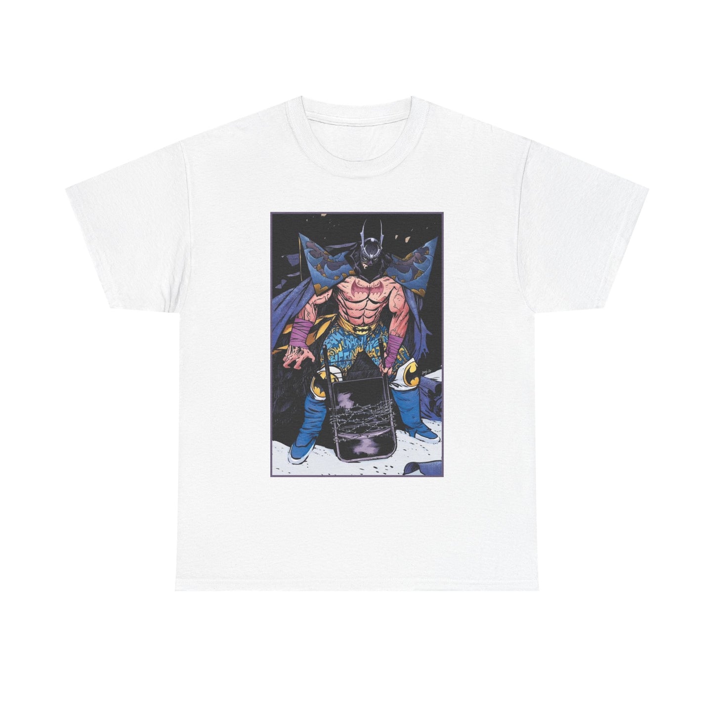 Batman T-Shirt - Daniel Warren Johnson Art - Luchador-Style Mask - DC K.O. #4 Cover Art - DC Comics