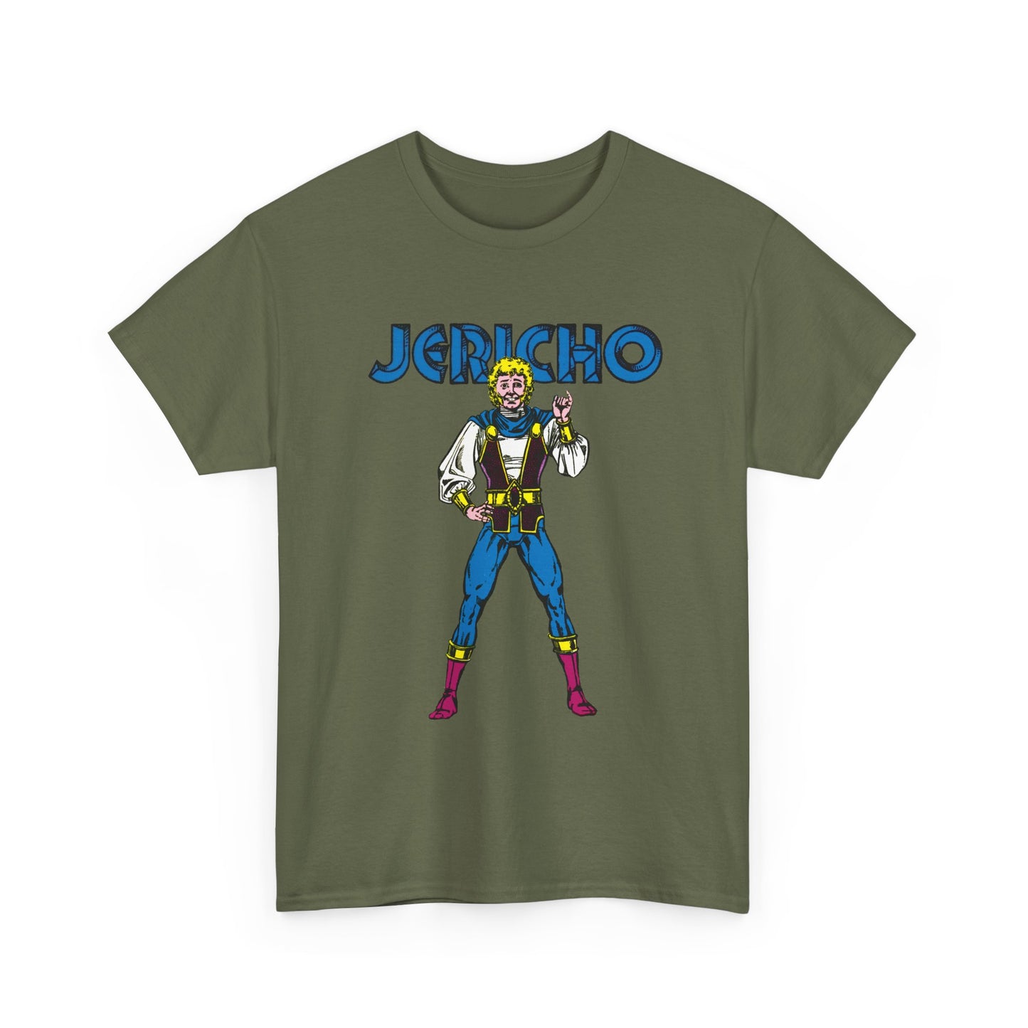 Jericho T-Shirt - George Perez Art - New Teen Titans Member - Son of Deathstroke, Brother of Ravager - DC Comics