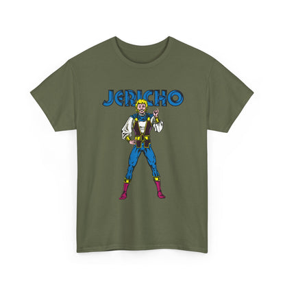 Jericho T-Shirt - George Perez Art - New Teen Titans Member - Son of Deathstroke, Brother of Ravager - DC Comics