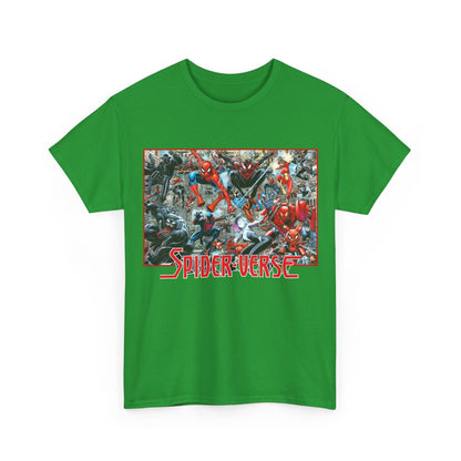 Spider-Verse T-Shirt - Arthur Adams Art - Spider-Man, Venom, Spider-Man 2099, Miles Morales, Spider-Woman - Marvel Comics