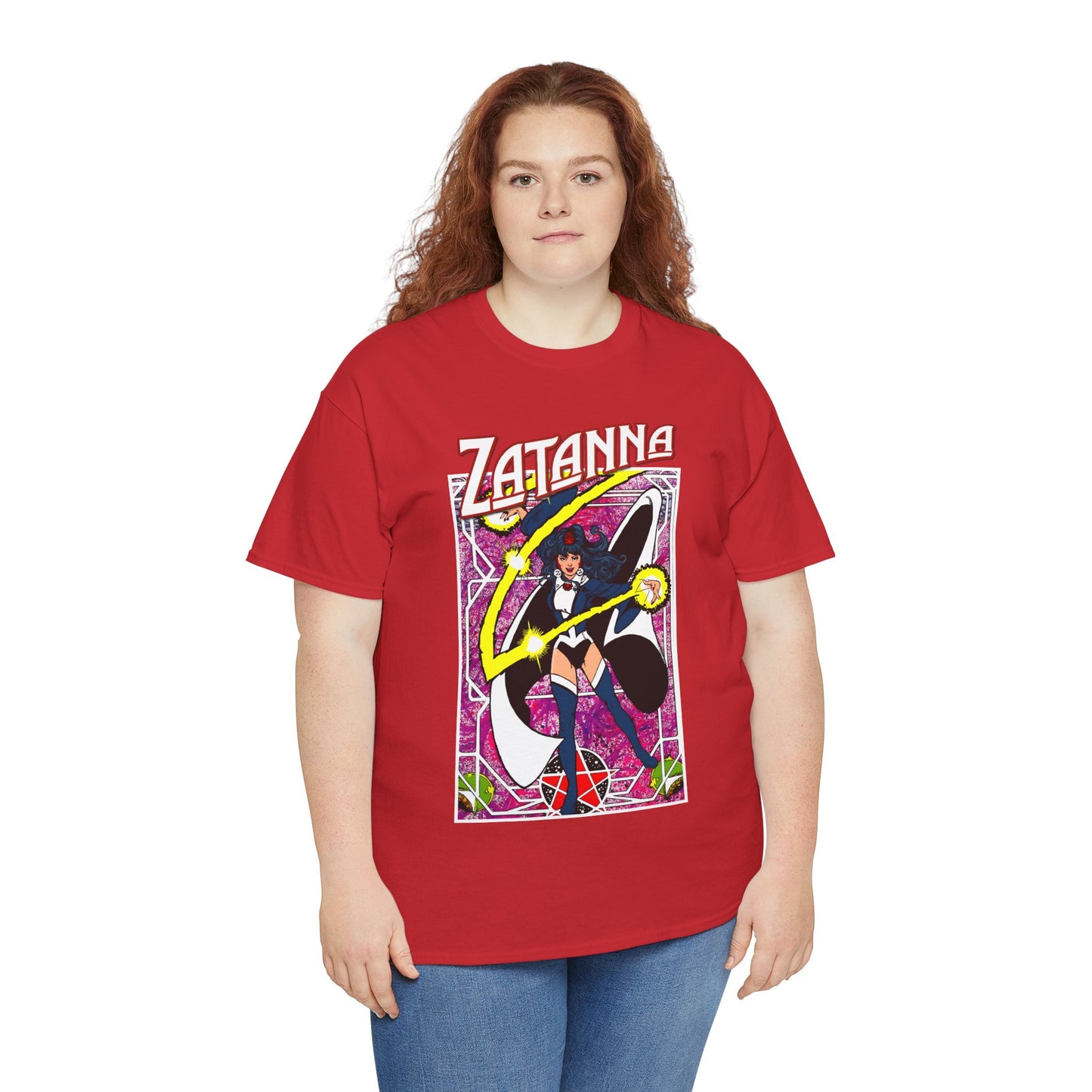 Zatanna T-Shirt - George Perez Postcard Art - Justice League Magic Member - JLA Satellite Era - DC Comics