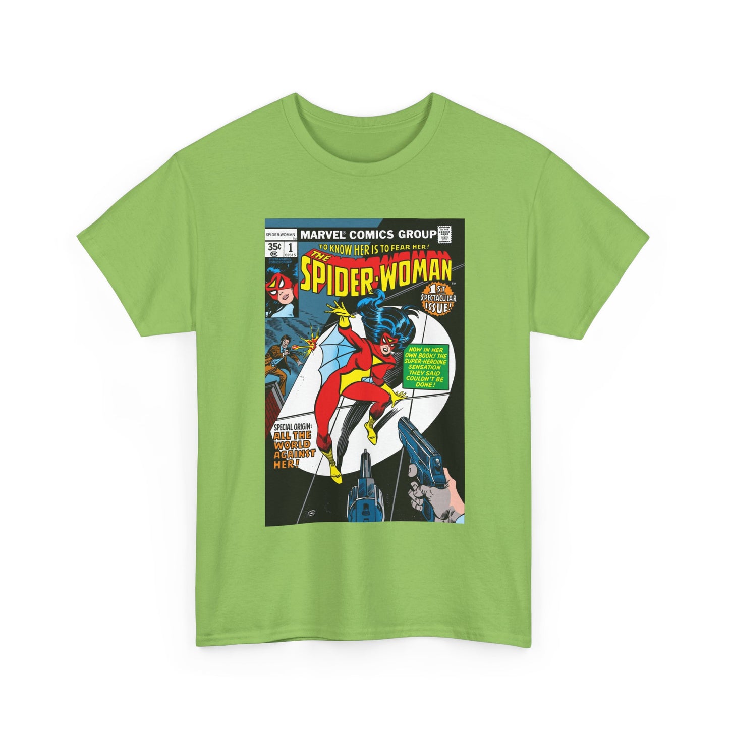 Spider-Woman T-Shirt - 1978 Marvel Comics - #1 Cover Art - Jessica Drew