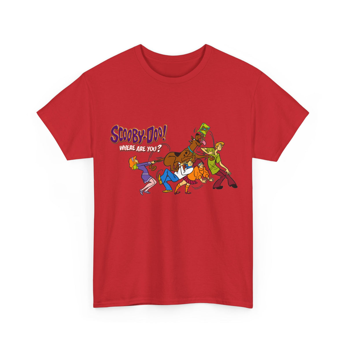 Scooby Doo, Where Are You? T-Shirt - Hanna-Barbera Art - Shaggy, Velma, Fred, Daphne - Mystery, Inc