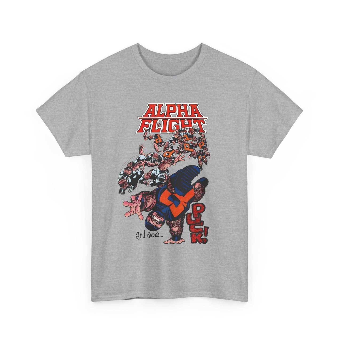 Puck T-Shirt - John Byrne Art - Alpha Flight Member - Marvel Comics
