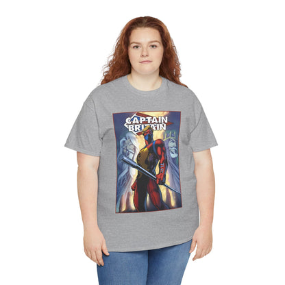 Captain Britain T-Shirt - Alan Davis Art - Excalibur Member - Marvel Comics