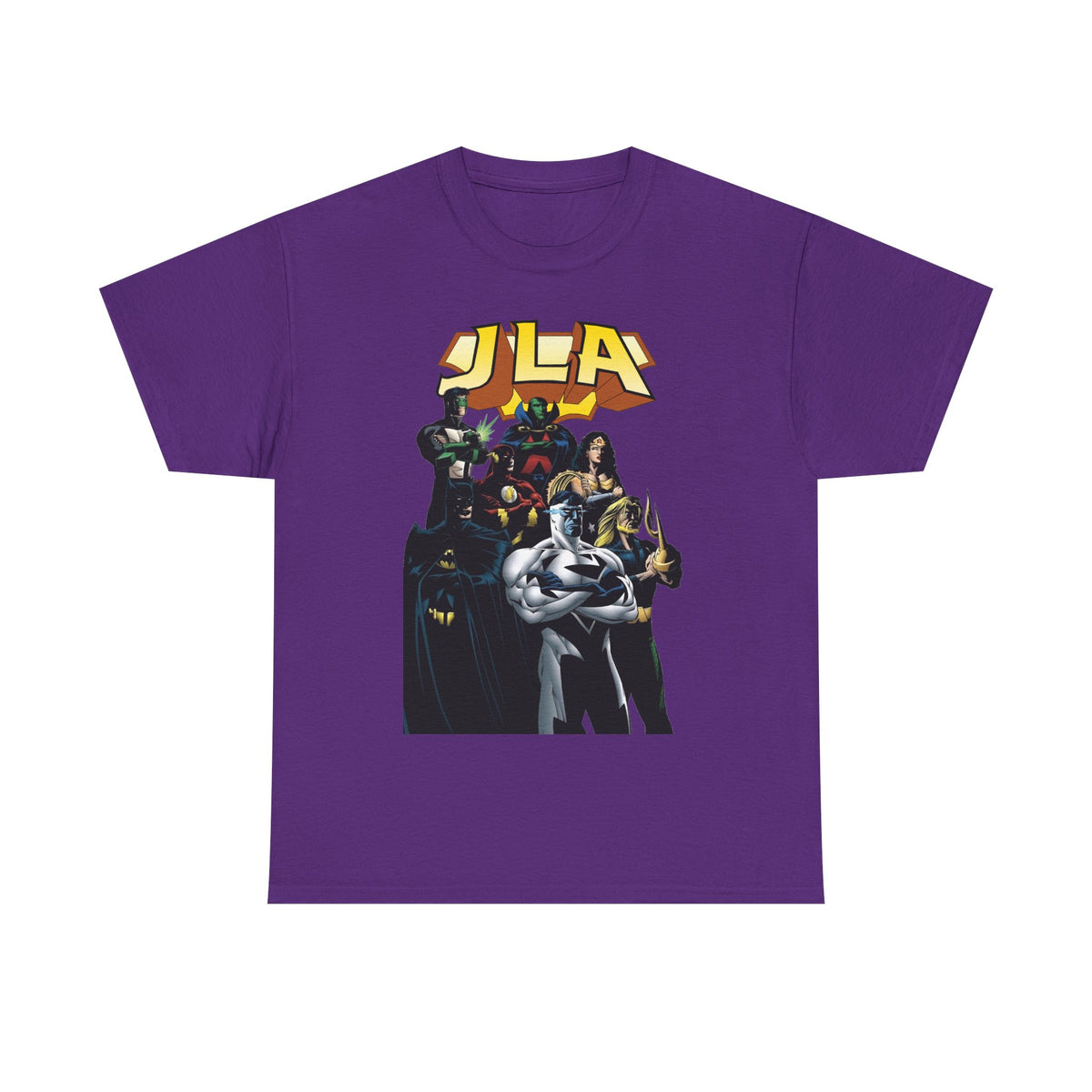 JLA T-Shirt - Howard Porter Art - Superman, Batman, Wonder Woman, Flash - DC Comics