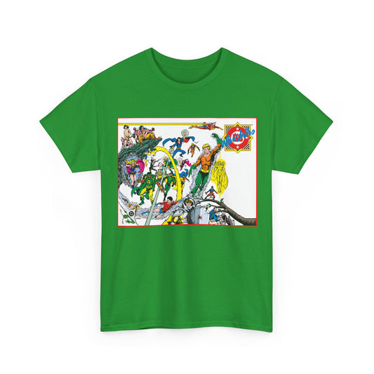 Who's Who in the DC Universe T-Shirt - George Perez Art - #1 Cover - Aquaman, Arion, Amazing Man, Amethyst - DC Comics