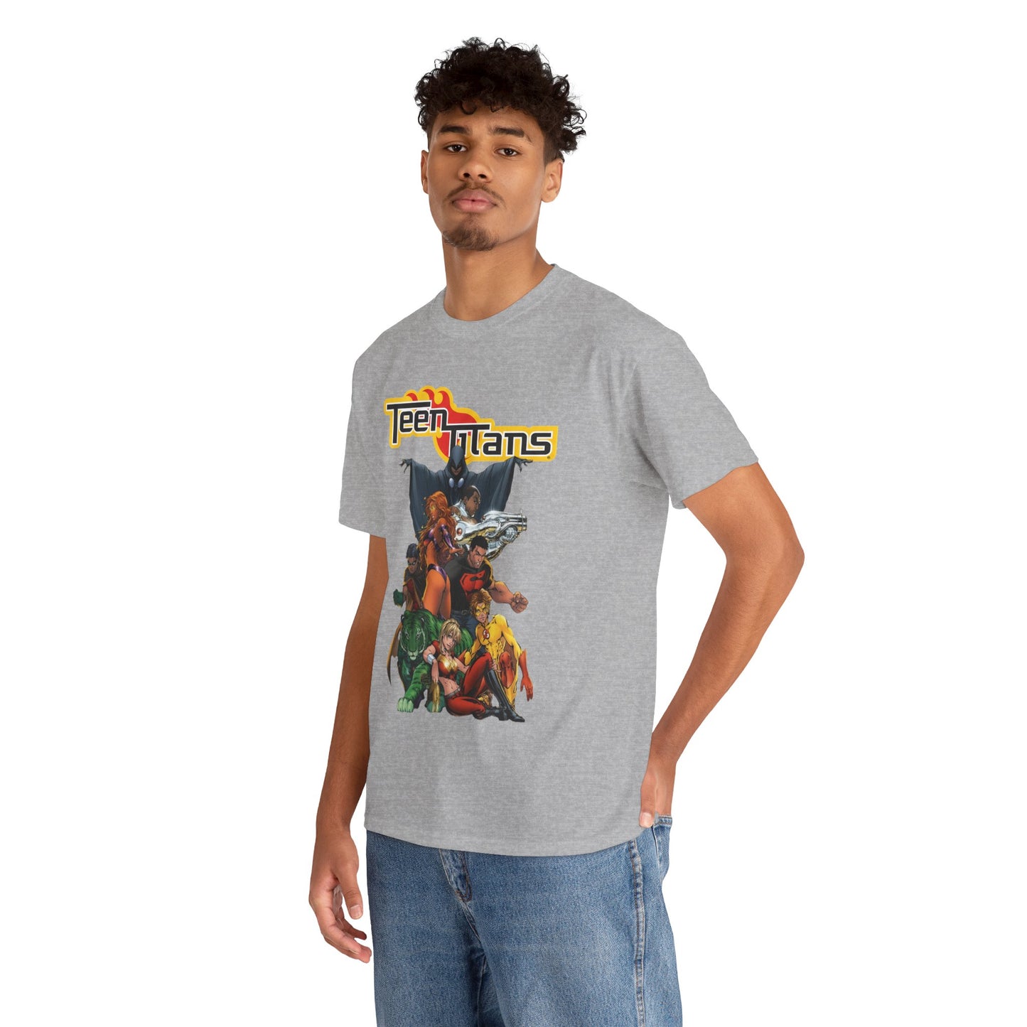 Teen Titans T-Shirt - Michael Turner Art - Cyborg, Raven, Wonder Girl, Superboy, Robin, Starfire - DC Comics