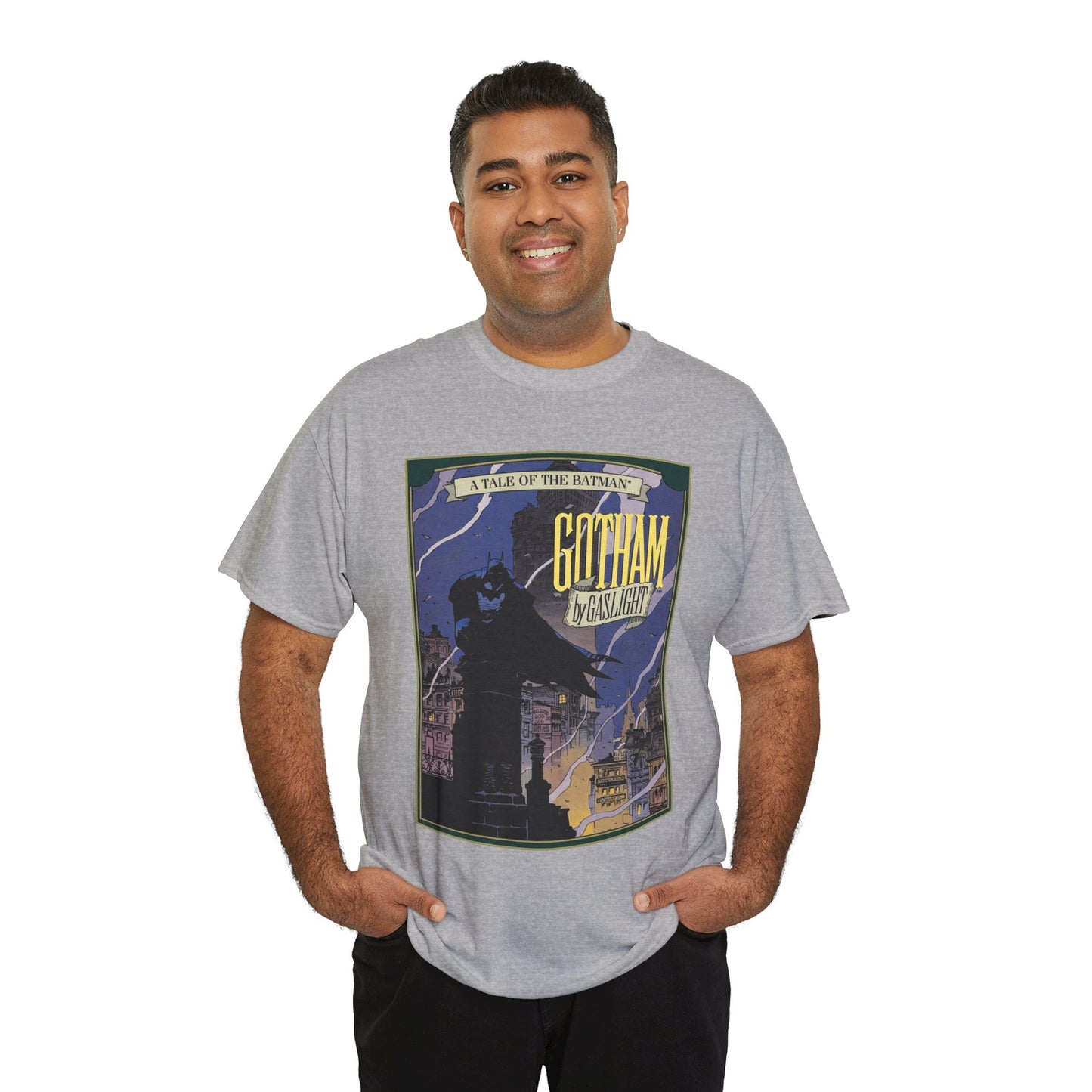 Batman: Gotham by Gaslight T-Shirt - Mike Mignola Art - 19th Century Jack the Ripper Story - Elseworlds - DC Comics