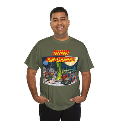 Superboy & Legion of Super-Heroes T-Shirt - Jim Starlin Art - DC Comics