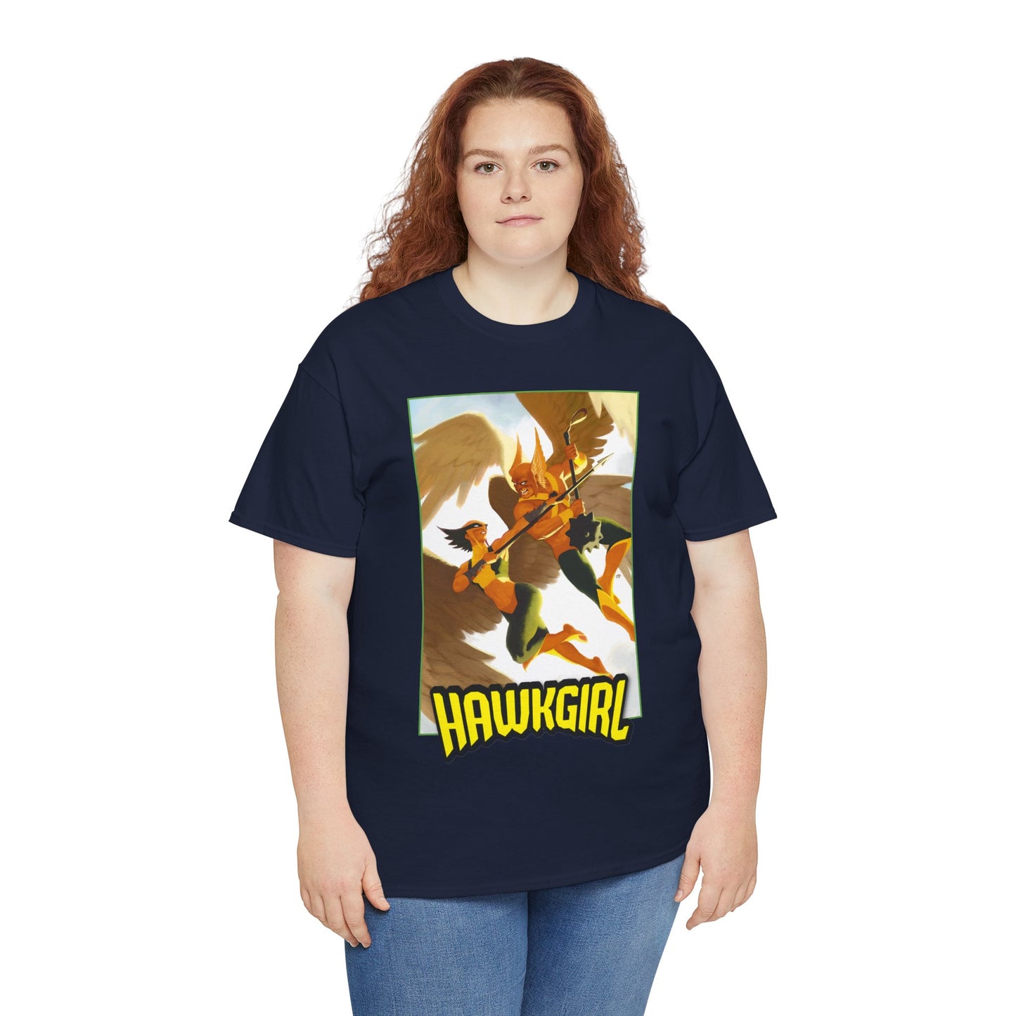 Hawkgirl T-Shirt - David Talaski Art - With Hawkman - DC Comics