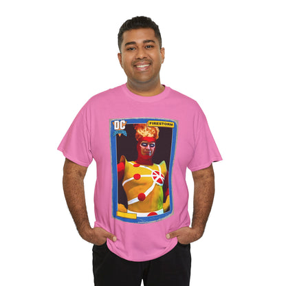 Firestorm T-Shirt - Mark Spears Art - DC Universe Trading Card Homage - Ronnie Raymond - DC Comics
