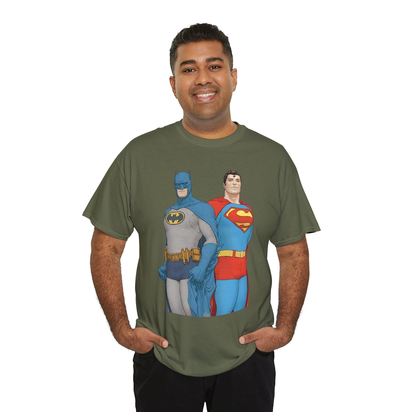 Batman & Superman T-Shirt - Frank Quitely Art - World's Finest Variant Cover Art - DC Comics