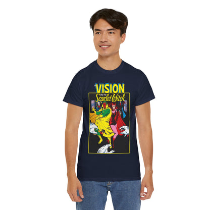Vision & Scarlet Witch T-Shirt - Avengers Members - 1985 Cover Art - Marvel Comics