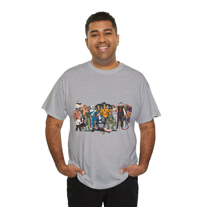 Secret Origins of Super-Villains T-Shirt - Dick Giordano Art - DC Comics - Joker, Mirror Master, Captain Cold, Lex Luthor, Scarecrow, Poison Ivy, Grodd